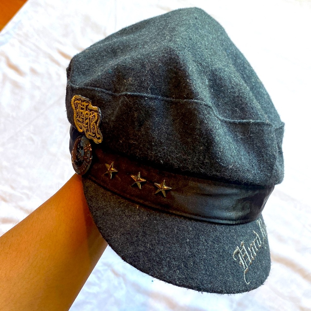Hard Rock Hat in dark Gray with Hard Rock embroidered.New Never Used.